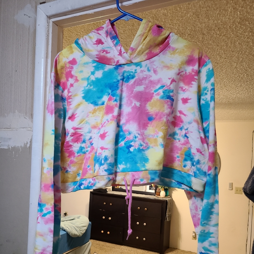 Tie Dye Crop sweater